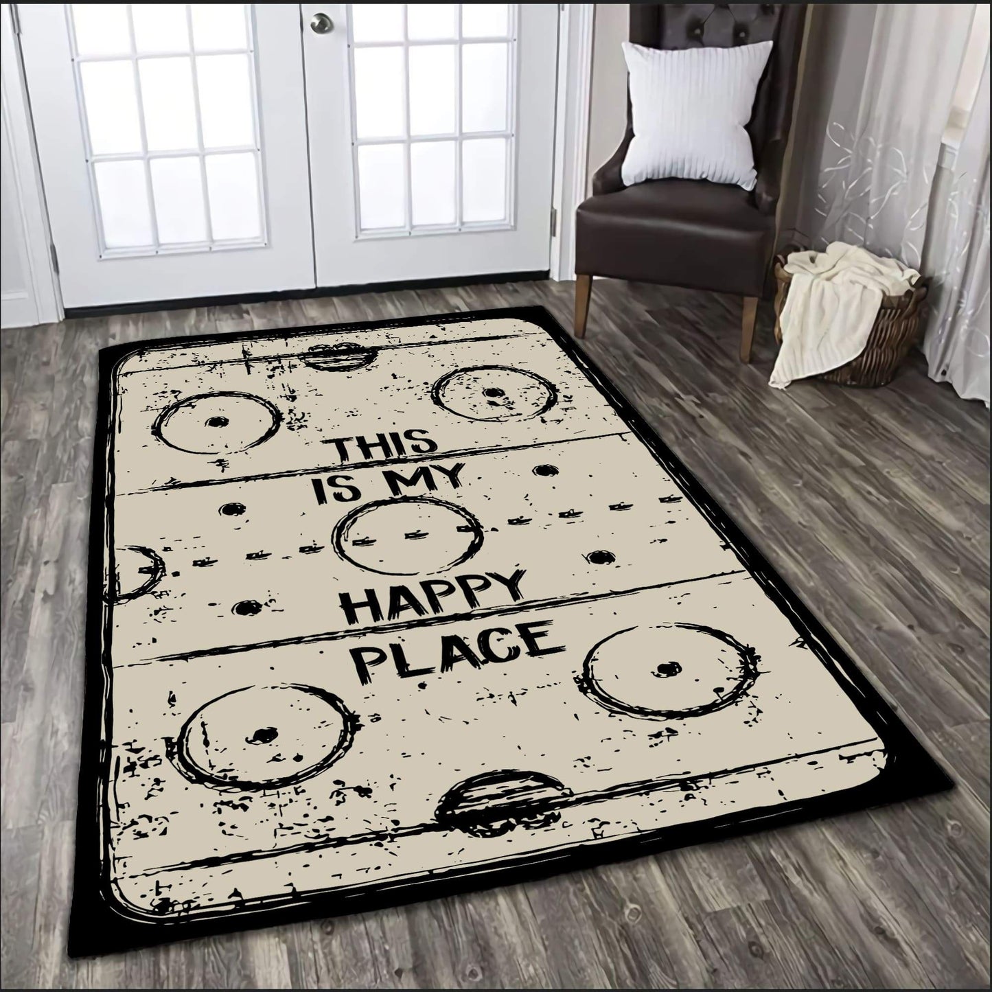 3D All Over Printed RECTANGLE HOCKEY GIFT AREA RUG XT 22022105.CXT