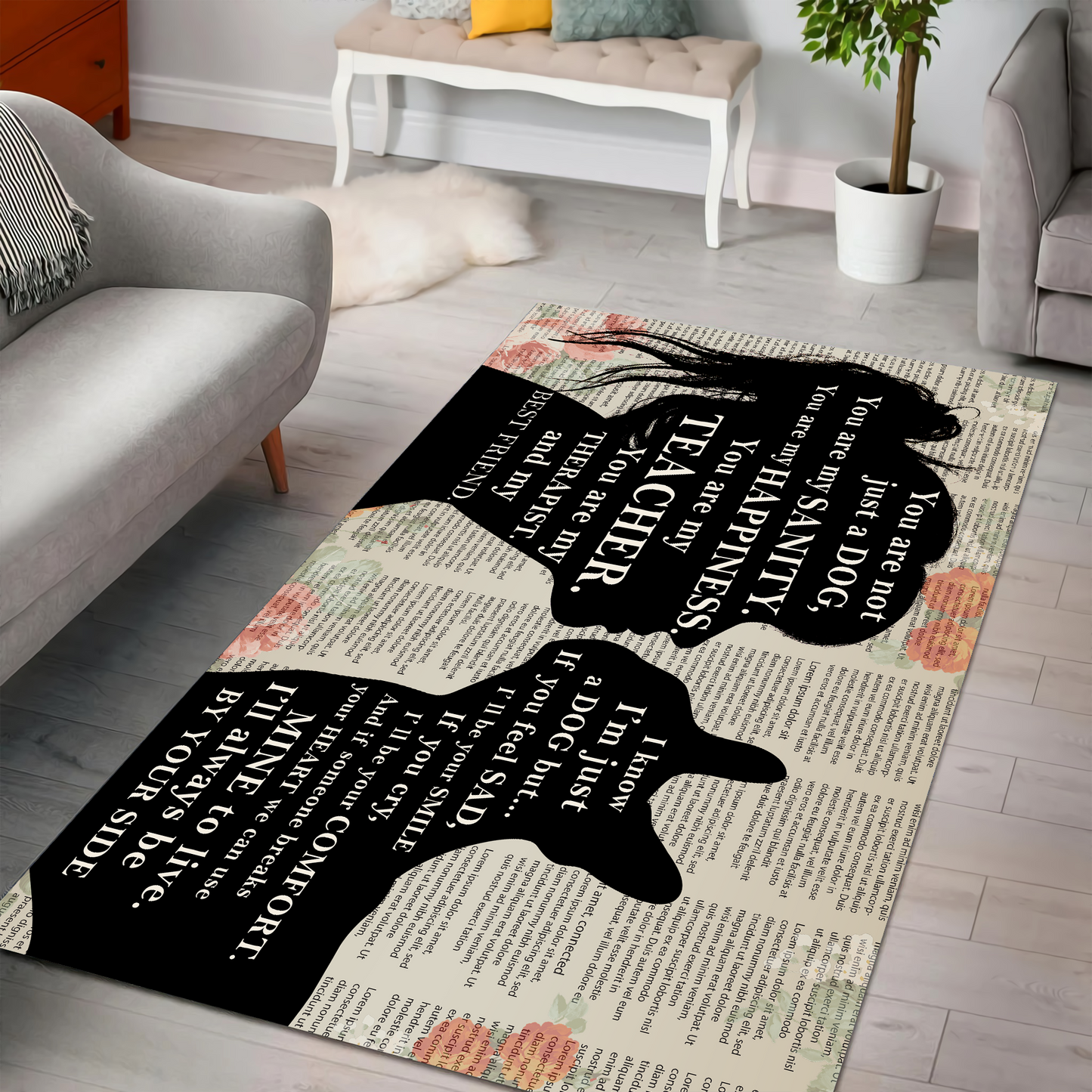 Love My Dog Rug SN23012103