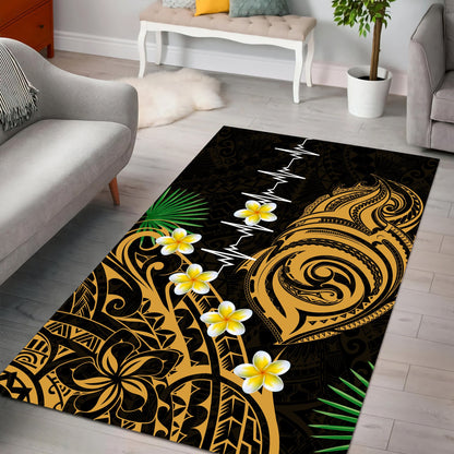 Premium Heartbeat Polynesian Rug