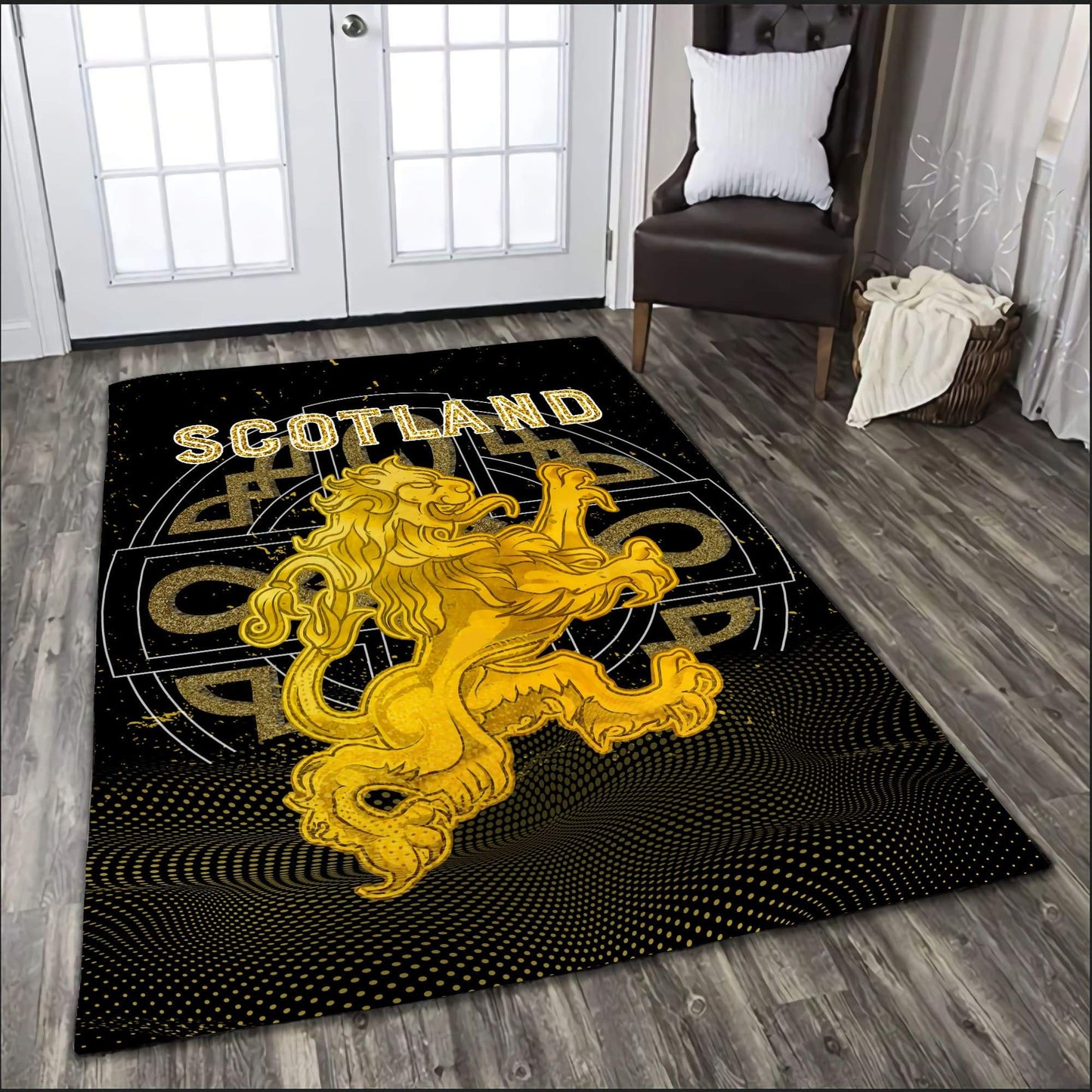 Premium Scotland Lion Sport 3D Rug