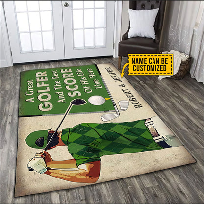 Custom Name XT Golf Lover RUG XT NTN06052101