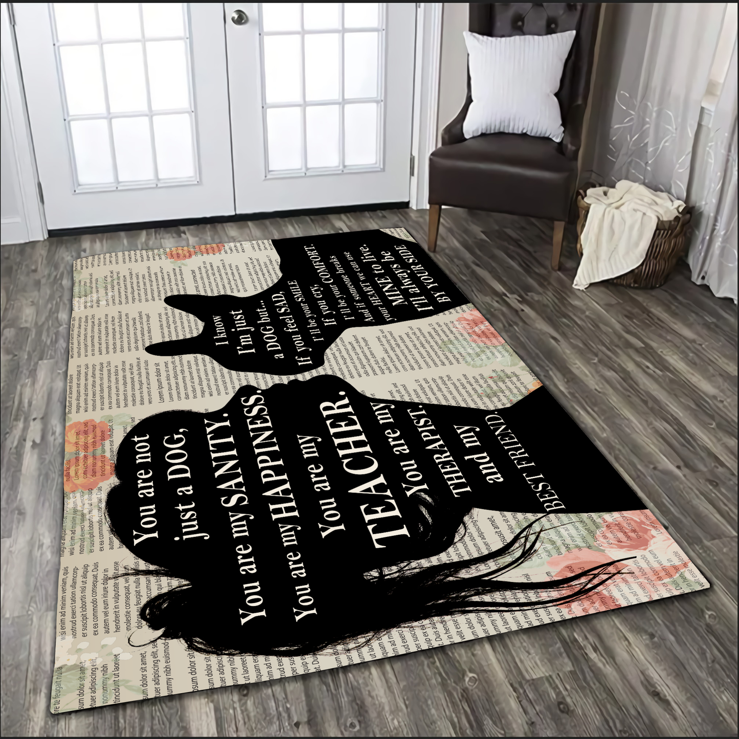 Love My Dog Rug SN23012103