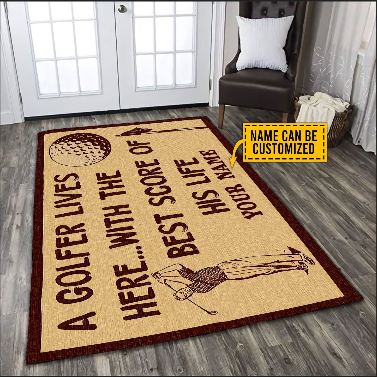 Custom Name XT Golf Lover RUG XT NTN07052103