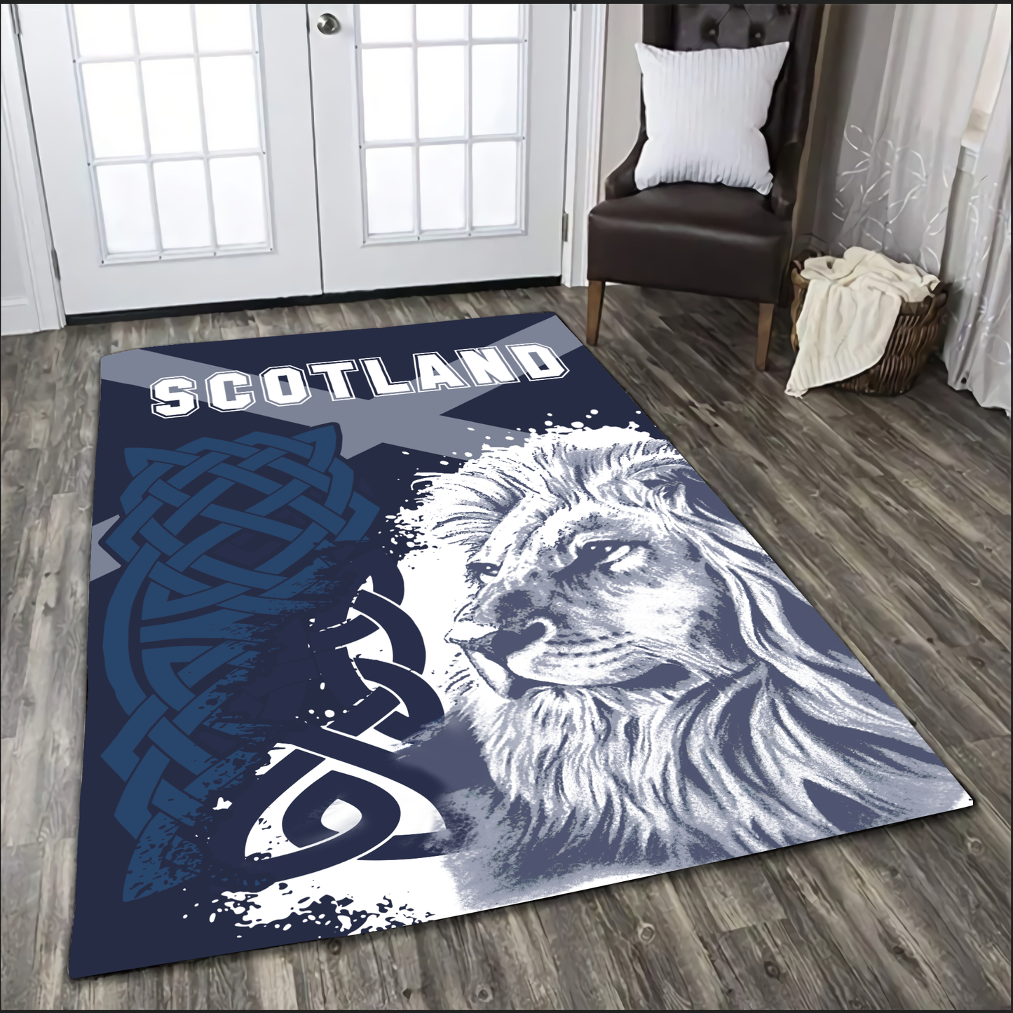 Premium Scotland Lion Sport 3D Rug