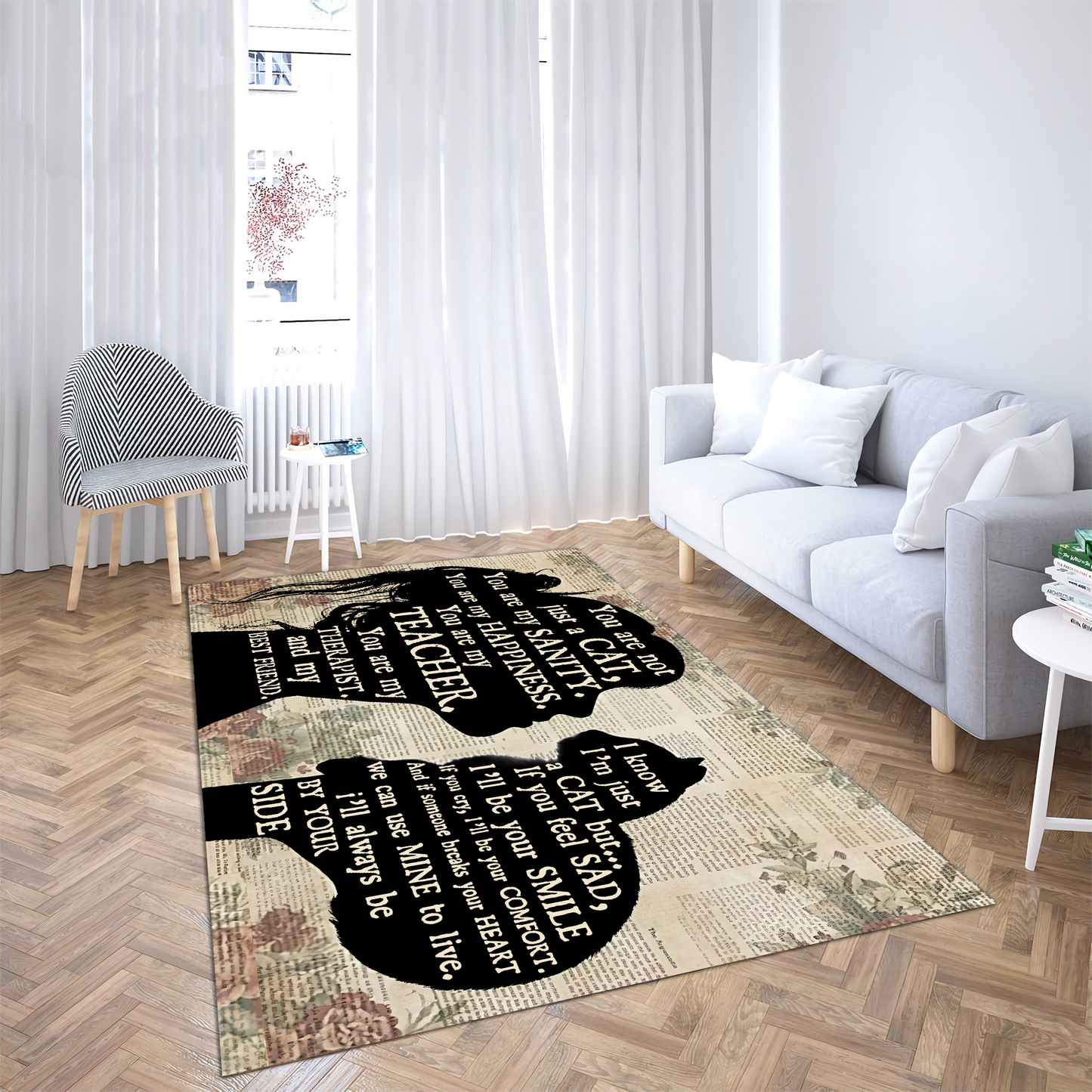 Love My Cute Cat Premium Rug MH19012101