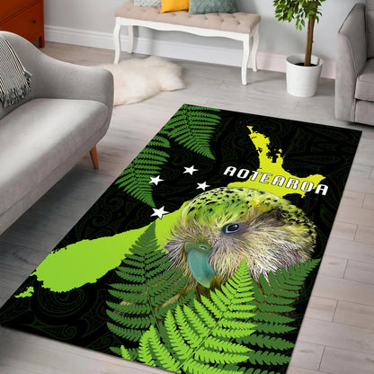 Premium Aotearoa Kakapo Bird Rug