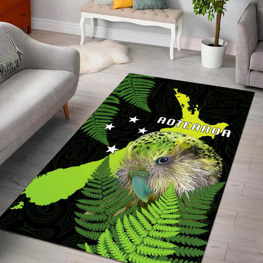 Premium Aotearoa Kakapo Bird Rug