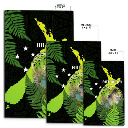 Premium Aotearoa Kakapo Bird Rug