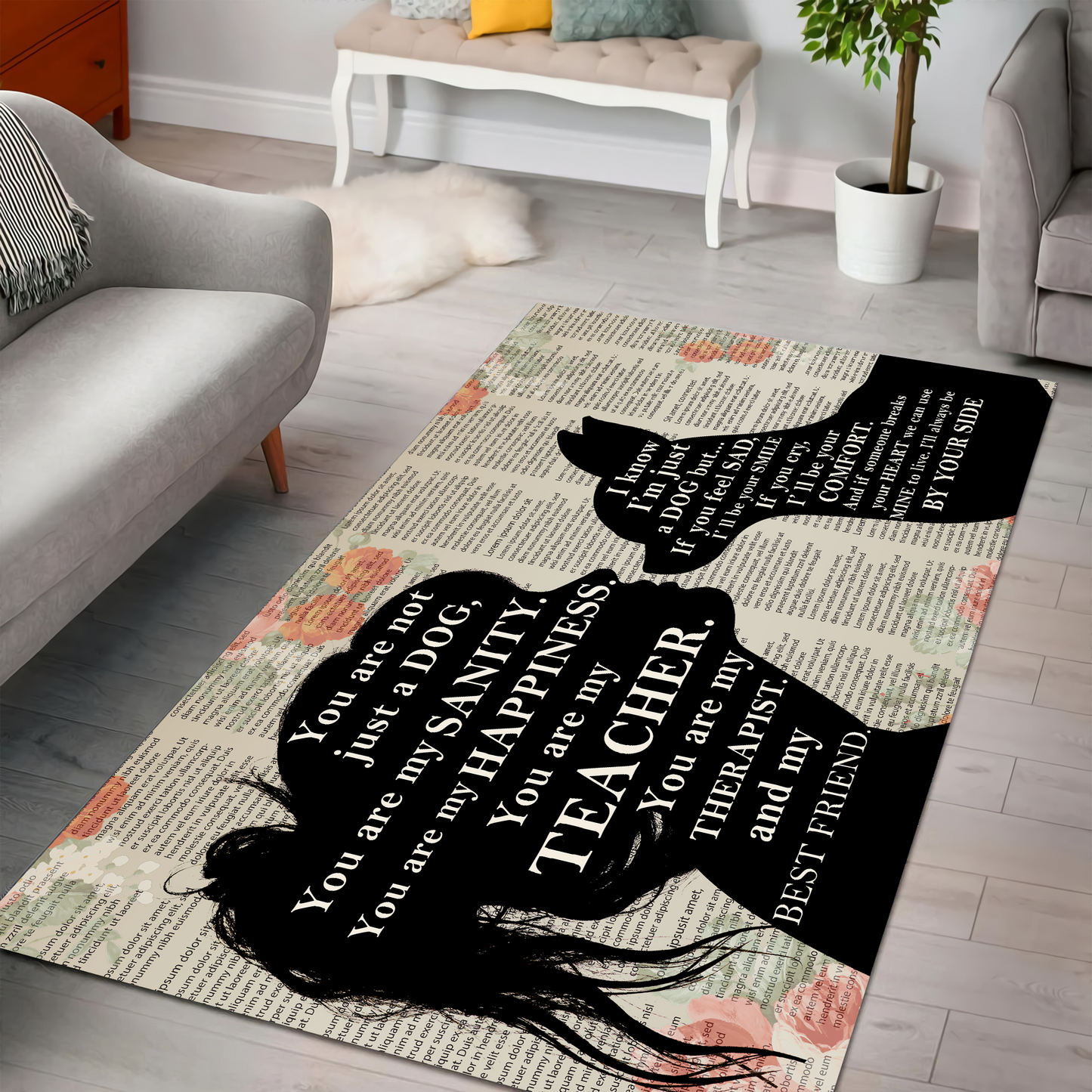 Love My Dog Rug SN23012101