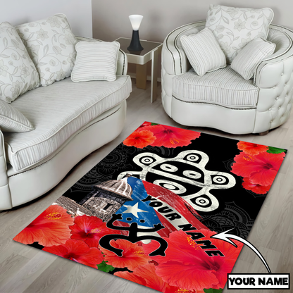 Customize Name Sol Taino Puerto Rico Rug MH23022103