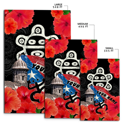 Customize Name Sol Taino Puerto Rico Rug MH23022103