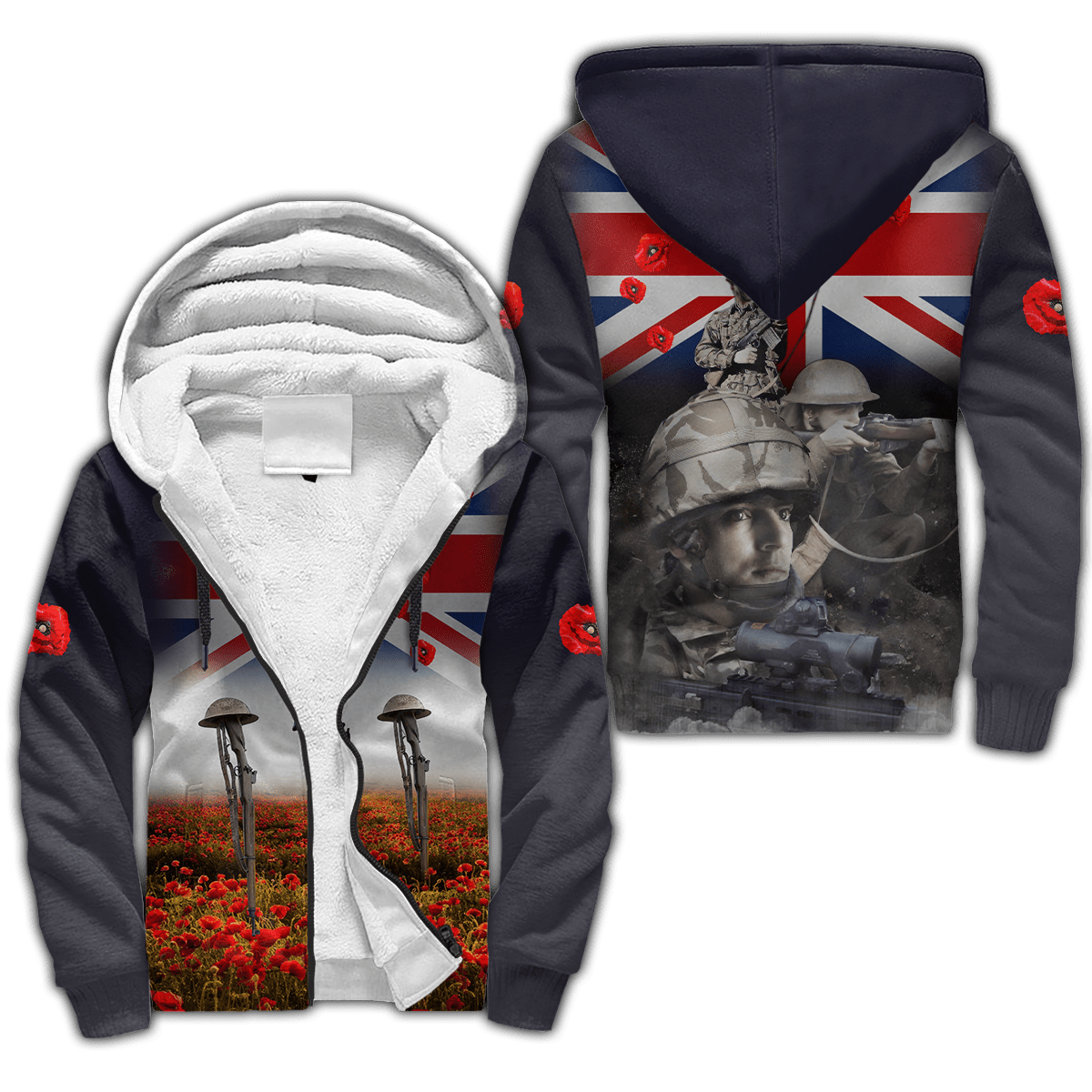 Remembrance Day Lest We Forget 3D All Over Printed Unisex Shirts