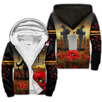 Remembrance Day Lest We Forget 3D All Over Printed Unisex Shirts