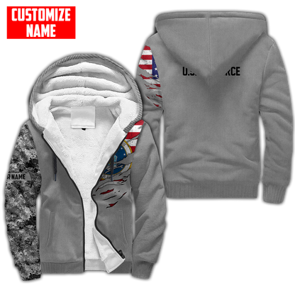 Custom name Soldier US Air Force 3d all over printed shirt hoodie MH06072108