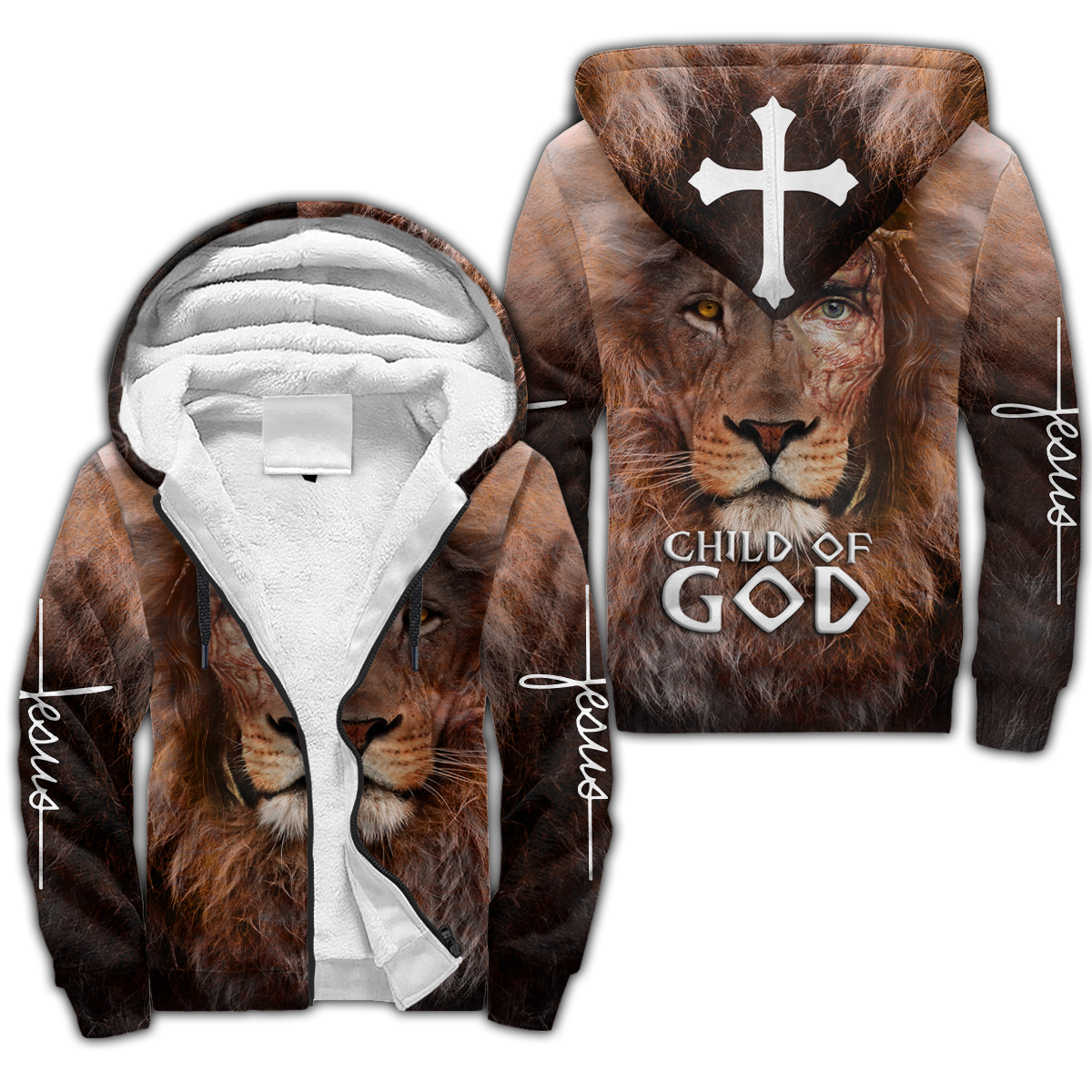 Premium Unisex Hoodie 3D All Over Printed Easter Day Christian Jesus Custom Name No27 ML