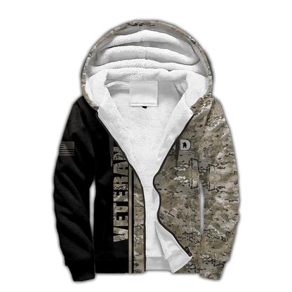 US Veteran Dad Camo 3d printed shirts Proud Military HHT21052104