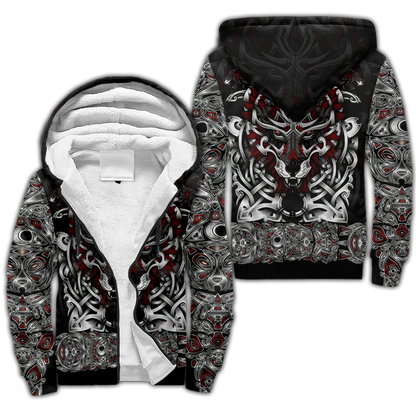 Wolf Viking 3D All Over Printed Unisex Shirt