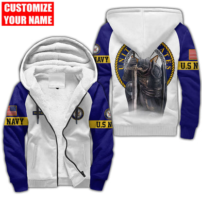 Customized name US Navy 3D All Over Printed Unisex Shirts
