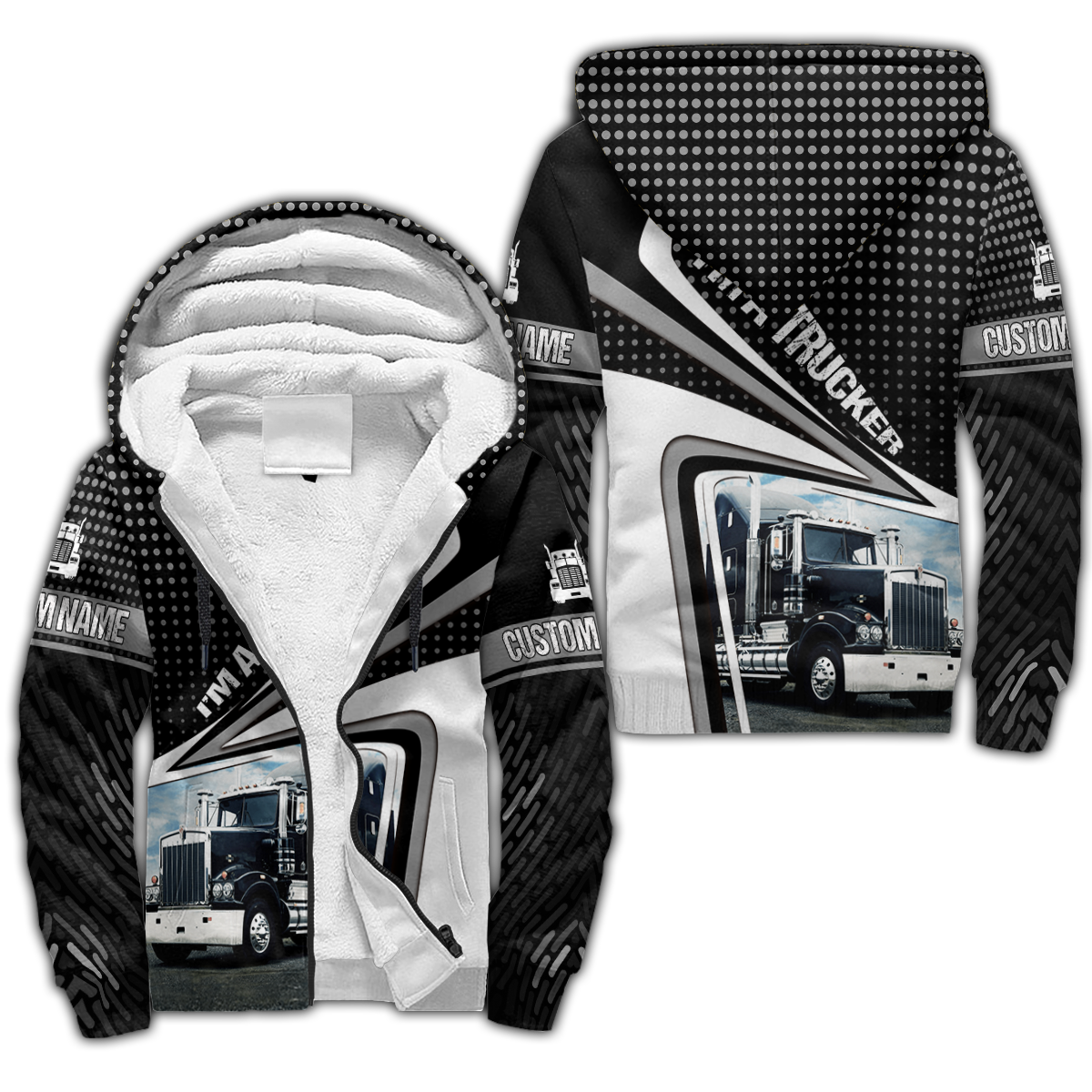 Premium Personalized Unisex All Over Printed Trucker Shirts MEI