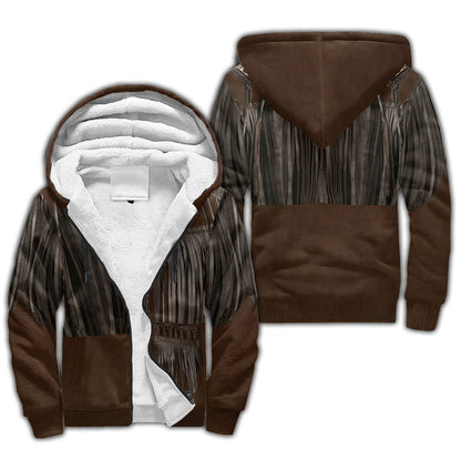 Native Cowboy Jacket No25 Cosplay 3D Over Printed Unisex Deluxe Hoodie ML