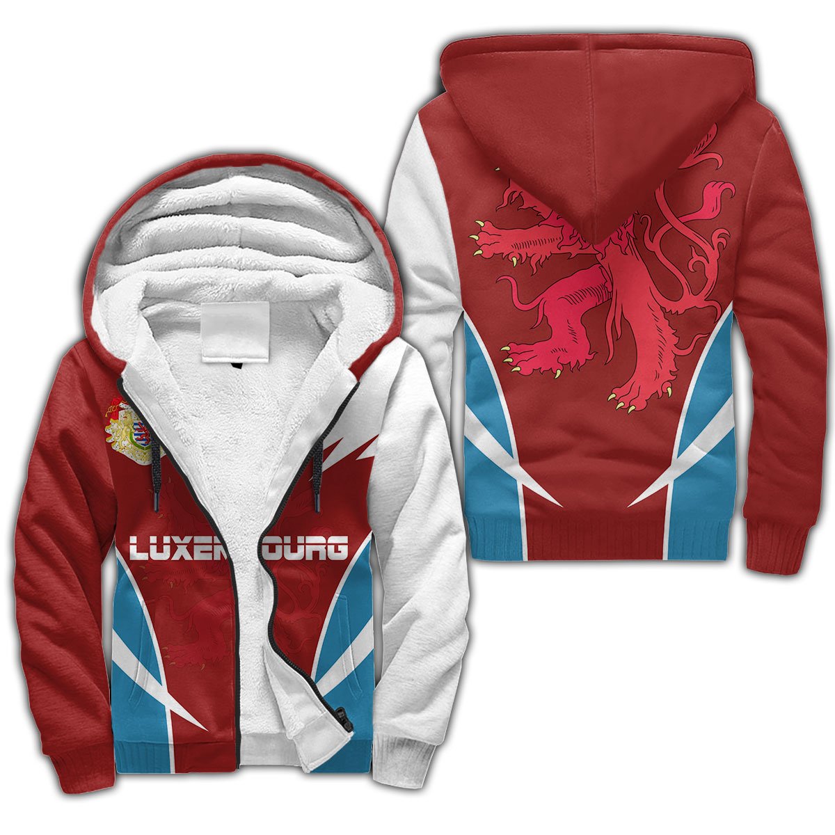 Luxembourg 3D All Over Printed Shirts For Men And Women