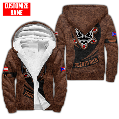 Customize Name Taino Tattoo Puerto Rico 3D All Over Printed Unisex Shirts