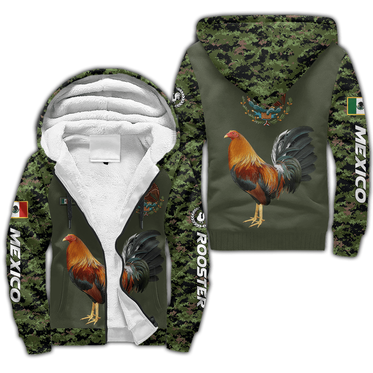 Personalized Rooster 3D Printed Unisex Shirts HHT18052105