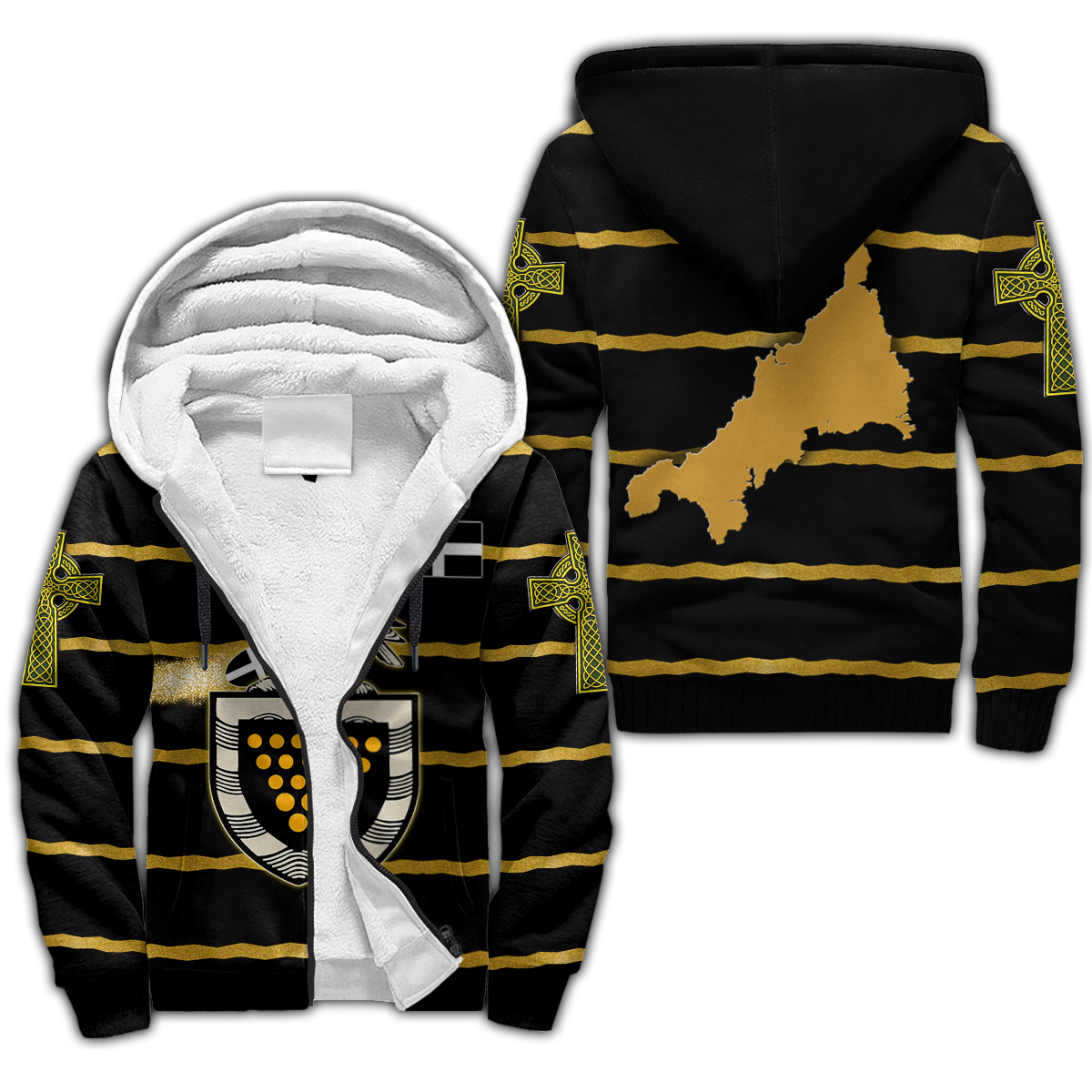 Premium 3D Printed Unisex Cornwall Rugby Shirts MEI