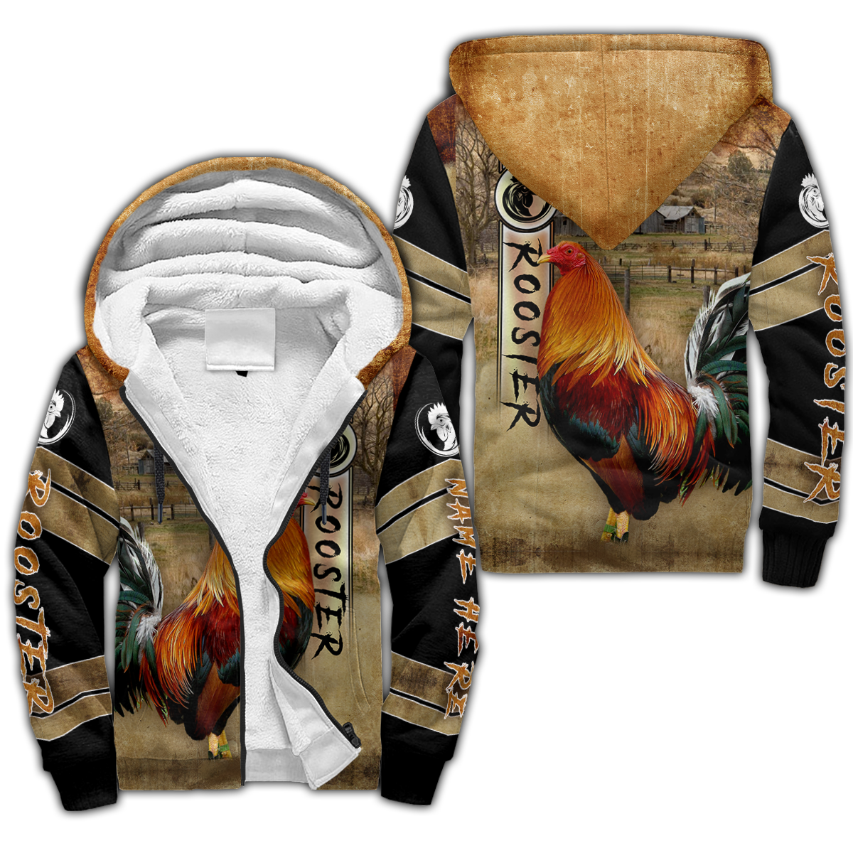 Personalized Rooster 3D Printed Unisex Shirts TNA22042108