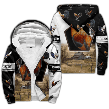 Rooster Breeds 3D Printed Unisex Shirts DD23042105
