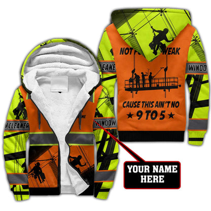 Premium Personalized 3D Printed Window Cleaner Shirts Not For The Weak MEI