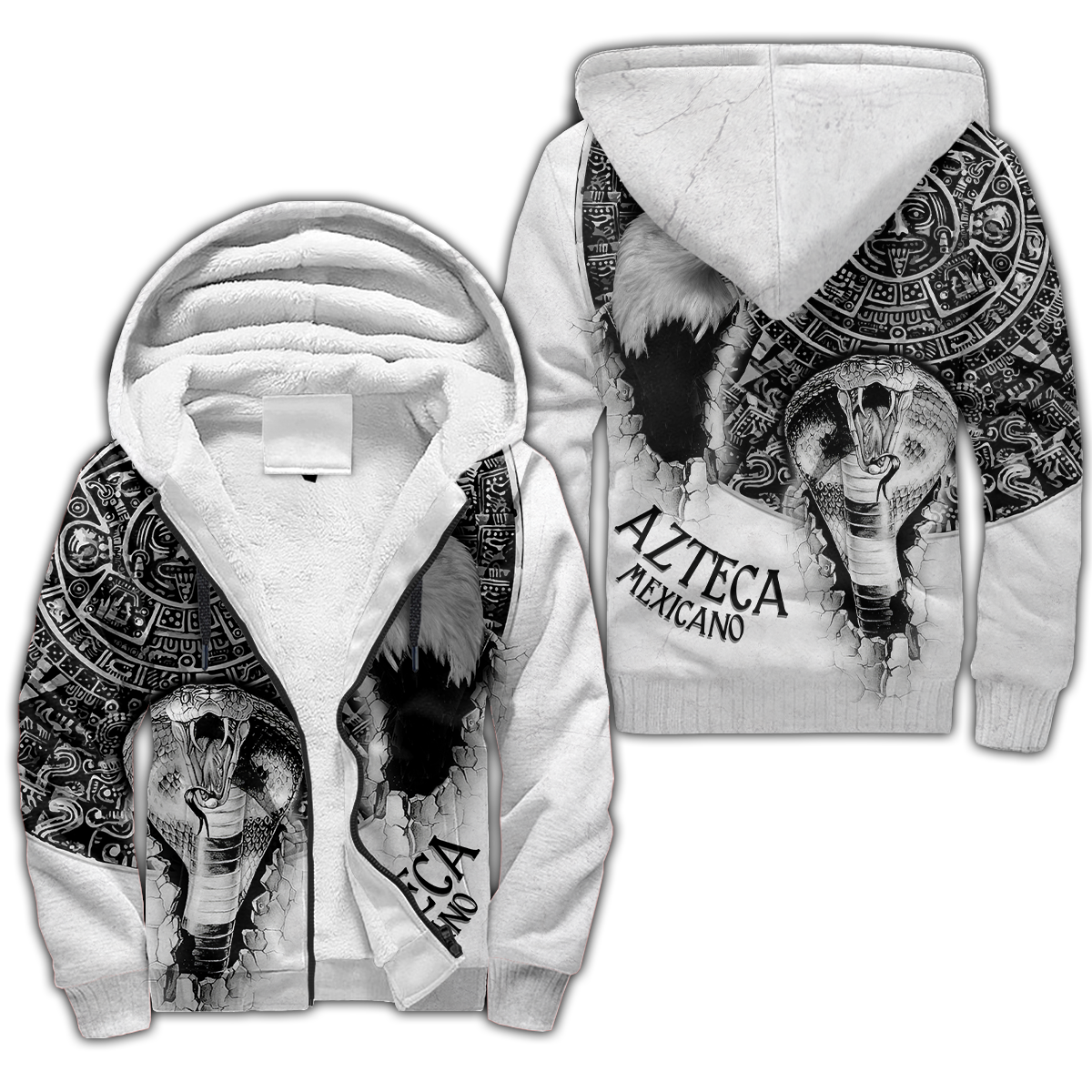 Azteca Mexicano 3D All Over Printed Unisex Hoodie