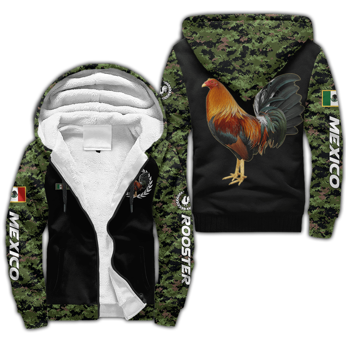 Personalized Mexican Rooster 3D Printed Unisex Shirts HHT10052103