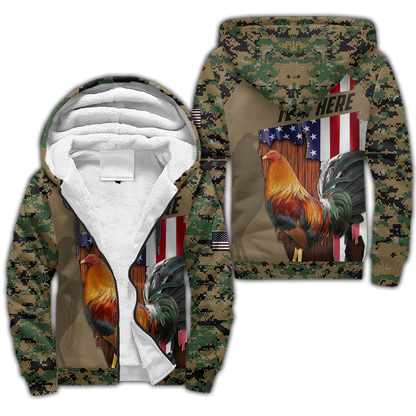 Personalized Rooster 3D Printed Unisex Shirts SN14052104