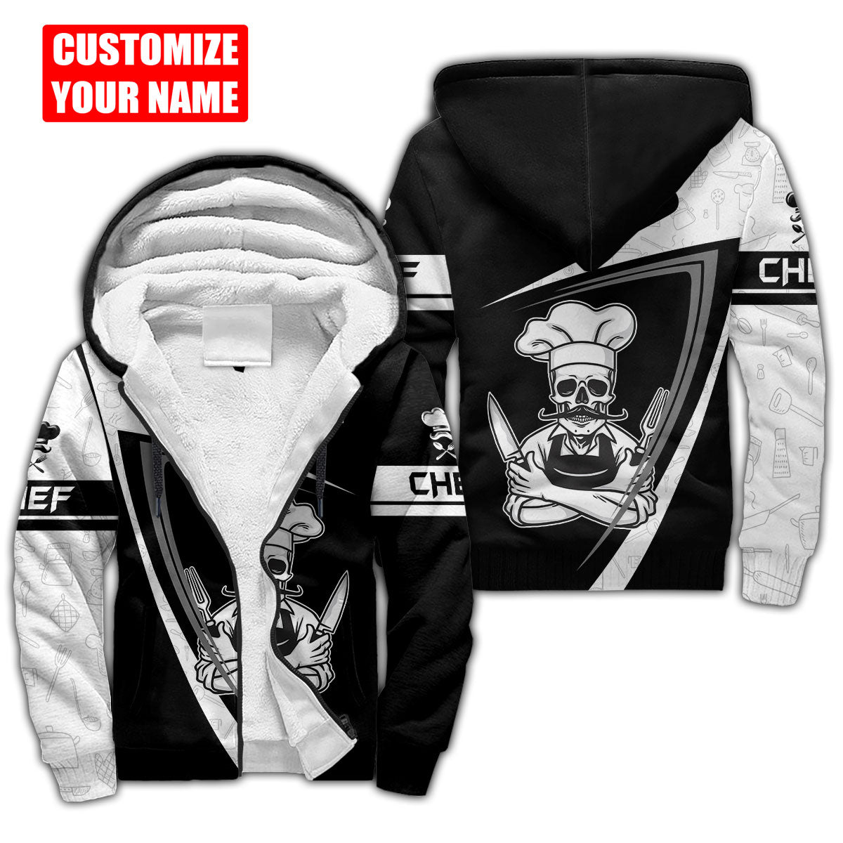 Custom Name Master Chef 3D All Over Printed Unisex Shirts