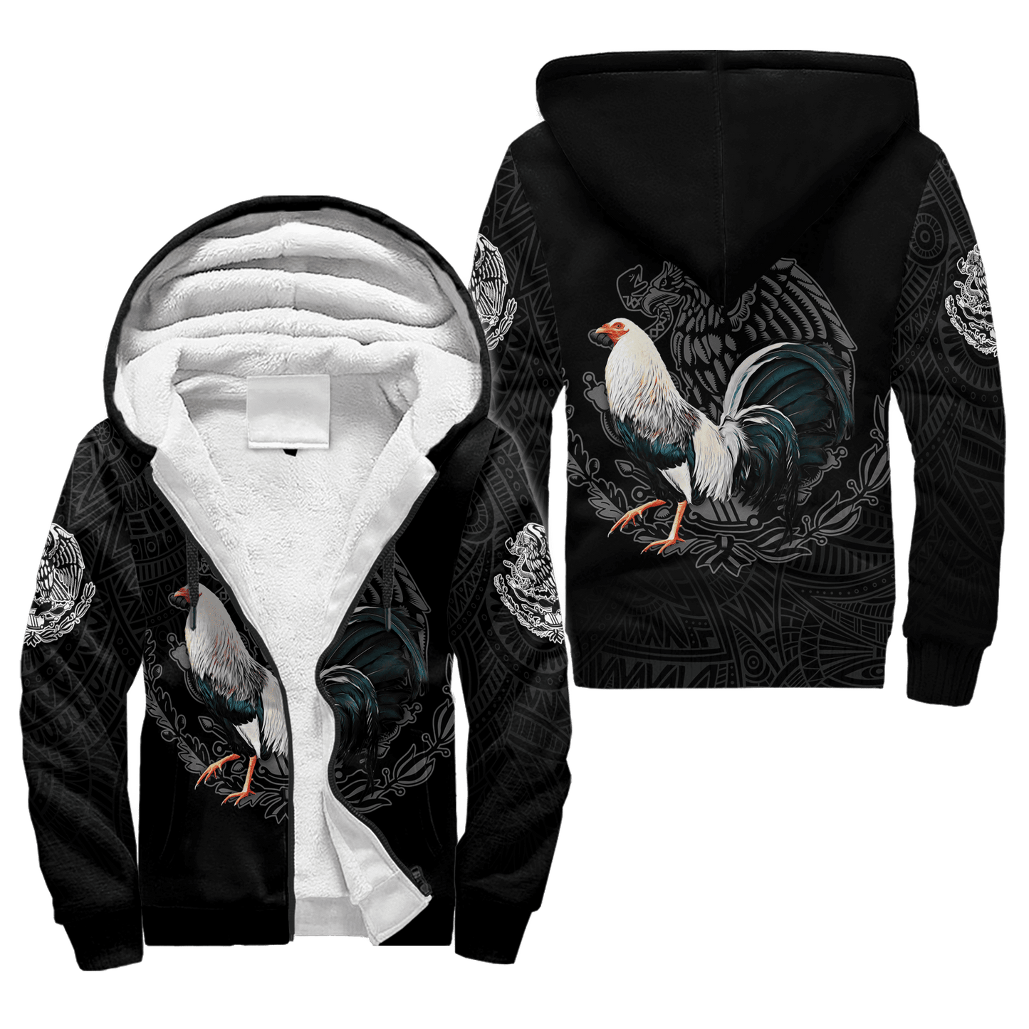 Mexican Rooster 3D Printed Unisex Shirts Pi17052103VH