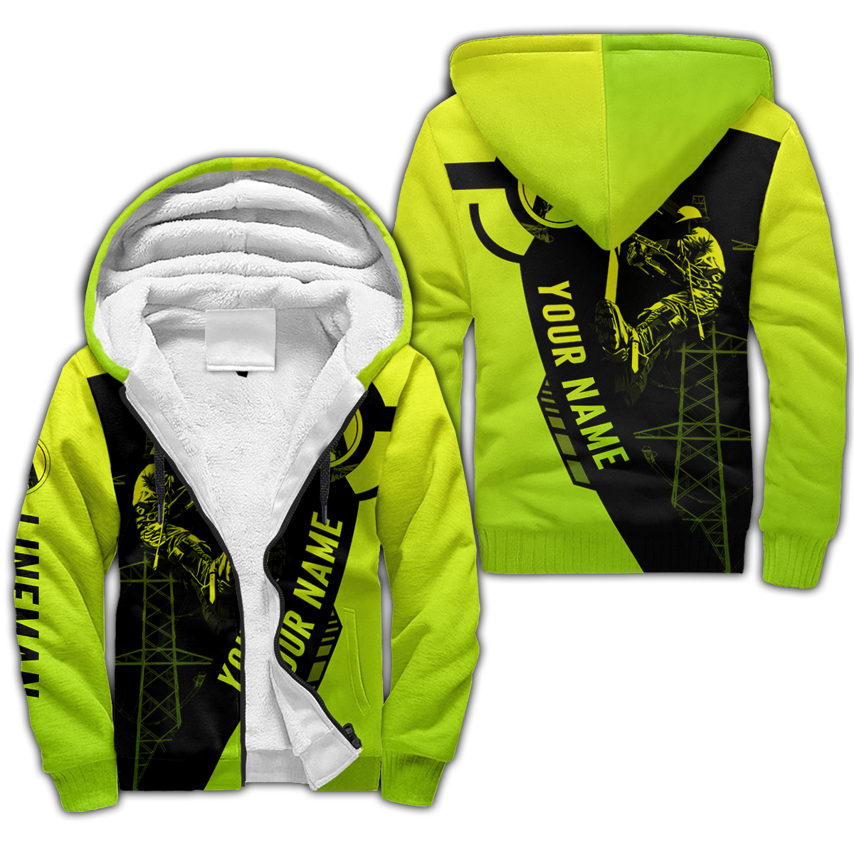 Electrician And Lineman Personalized Safety 3D All Over Printed Premium Unisex Hoodie ML MH26022103