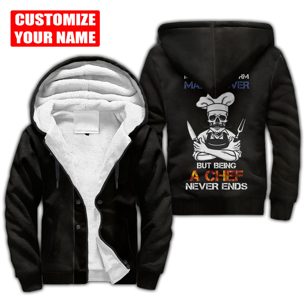 Custom Name Master Chef 3D All Over Printed Unisex Shirts