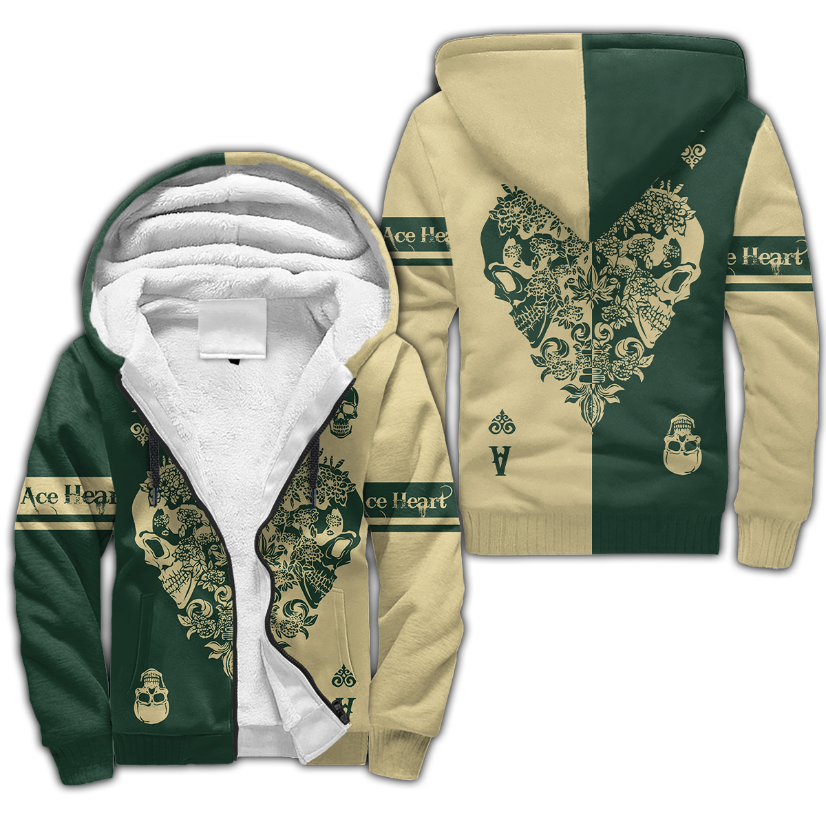 Ace Heart 3D All Over Printed Unisex Shirts