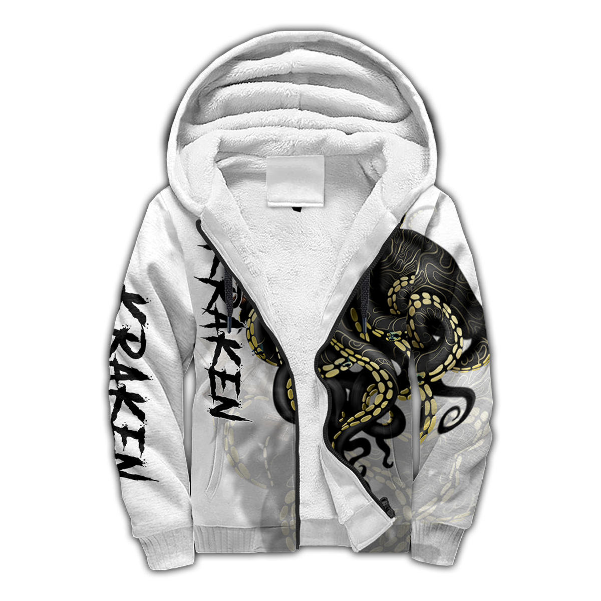 Premium Unisex Hoodie Kraken Octopus King of The Seven Seas III ML