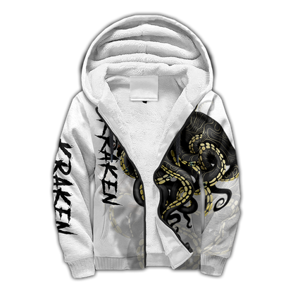 Premium Unisex Hoodie Kraken Octopus King of The Seven Seas III ML