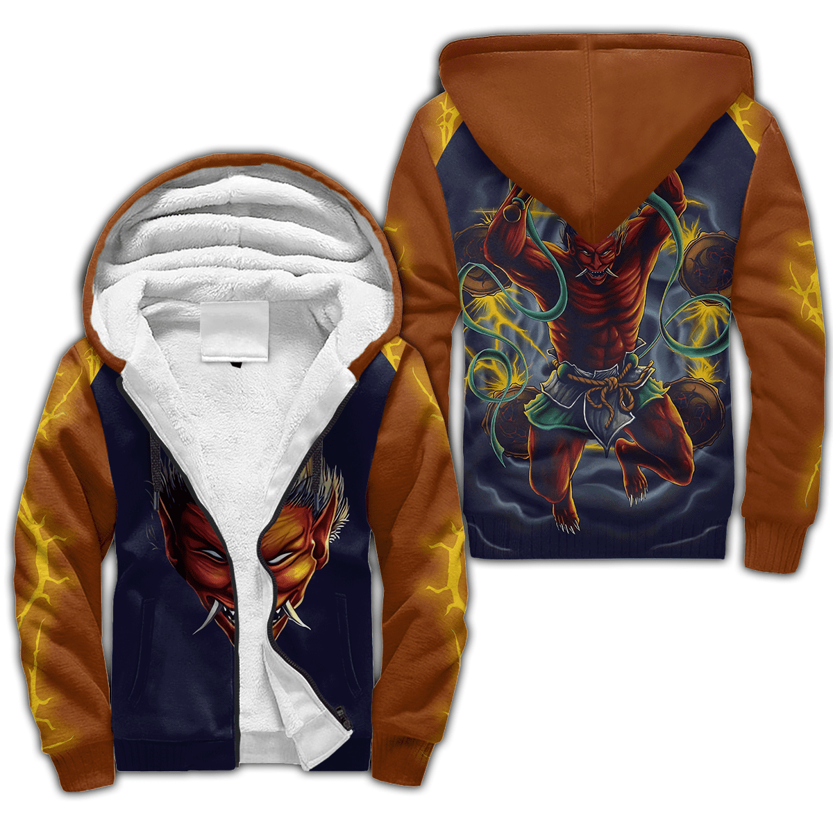 Japan Mythology Raijin 3D All Over Printed Unisex Shirts