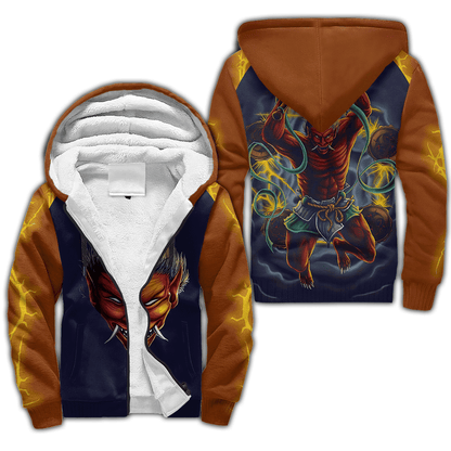 Japan Mythology Raijin 3D All Over Printed Unisex Shirts