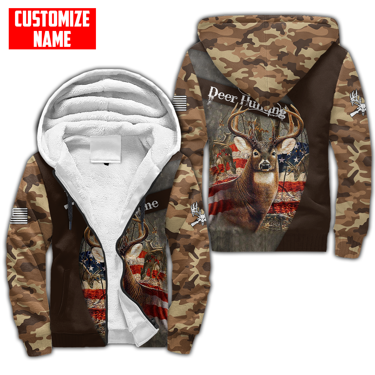 Customized Name Hunting Season 3D All Over Printed Unisex Shirts