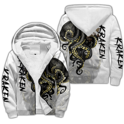 Premium Unisex Hoodie Kraken Octopus King of The Seven Seas III ML