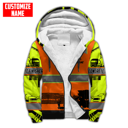 Concrete Finisher Not for the Weak Custom name 3D printed shirts