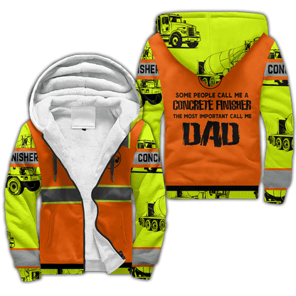 Concrete Finisher Dad Safety 3D printed shirts