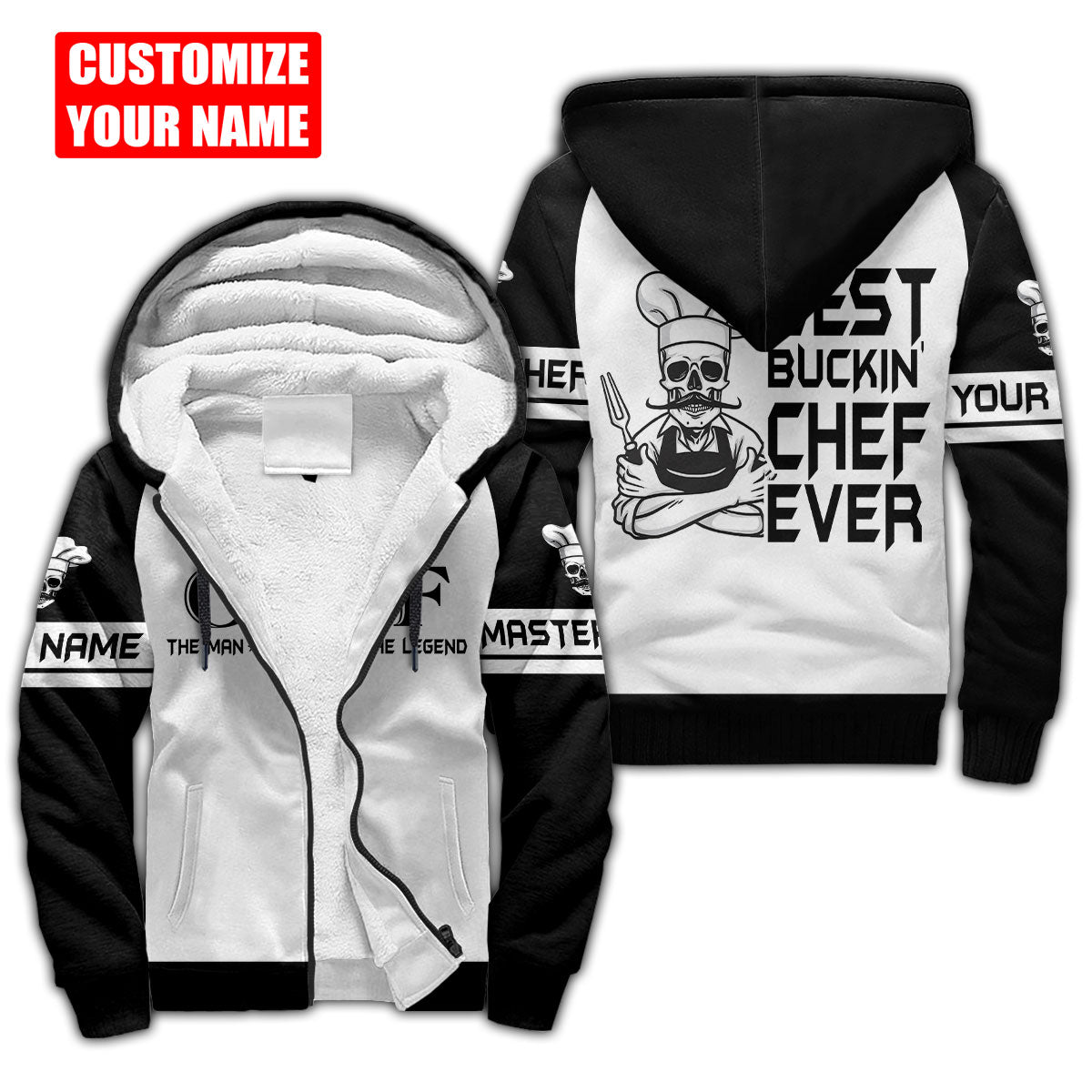 Custom Name Master Chef 3D All Over Printed Unisex Shirts