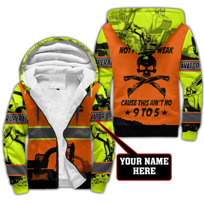 Premium Personalized 3D Printed Excavator Operator Not For The Weak Shirts MEI