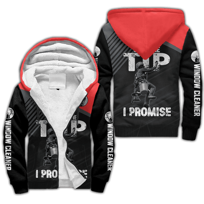 Premium 3D Printed Window Cleaner Shirt Just The Tip MEI
